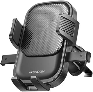 Joyroom OK6 Premium Car Phone Holder – Black Secure & Stable Mount | One-Hand Operation | Fits 4.0–7.0″ Phones 360° Rotation | Telescopic Arm | Dashboard & Windshield Compatible | 12 Months Warranty