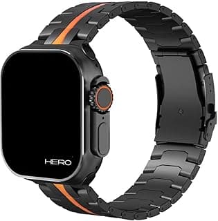 سوار تيتانيوم ممتاز سلسلة Universe لـ ابل Watch Ultra 2 / Ultra / Watch 10 سوار تيتانيوم مع قفل أمان لجميع السلاسل (42 / 44 / 45 / 46 / 49 مم)