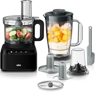 PureEase Food Processor, 800 Watts, Black – International Warranty – FP3132BK