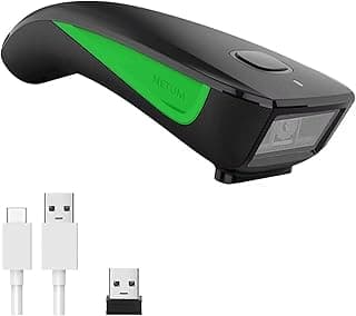نيتوم ماسح باركود صغير 1D بلوتوث 3 في 1 محمول تلقائي USB لاسلكي CCD يدعم مسح الشاشة للتابلت وايفون وايباد واندرويد وويندوز وماك بوس - C740
