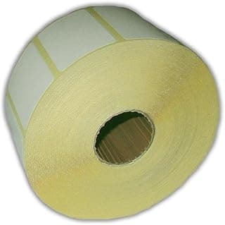 رول استيكر باركود حراري مقاس 25x38 مم، 1600 ملصق، عدد 20 رول، مناسب لجميع أنواع الطابعات
