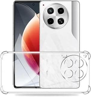 جراب شفاف لهاتف تكنو Camon 30 5G_4G، ممتص صدمات من السيليكون TPU ناعم مع زوايا معززة