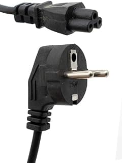 keendex KX 3086 Laptop Adapter Power Cable 3 Plug, 1M - black