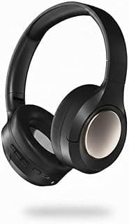 Wireless Bluetooth Headphone - with RGB lighting LED - Over Ear Stereo Music Headset with Memory Card Support, Gaming Headphones -with Built-in Microphone SD-1016 - هيدفون (Black)