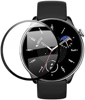 Screen Protector Compatible with Amazfit GTR 4 Watch, 3D Soft Curved Edge Protection Film [Anti-Scratch] [Bubble Free] [Extremely Shatter-Resistant] [Highly Sensitive] (Not Glass)