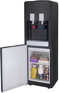 Water Dispenser Hot and Cold 2 Tabs - Bottom loading - Black