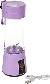 Household Appliances (Electric Fruit Juicer Blender 4 Blades USB Multi Color)