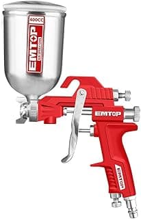 Pneumatic Paint Spray Gun 400cc Capacity (Heavy Duty for Base Coat) - Red