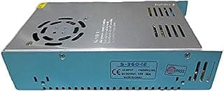 مزود طاقة SMPS بقدرة 12V/30A منظم (للمشاريع الهندسية) غير مخصص لشواحن بطاريات السيارات/الانفرتر