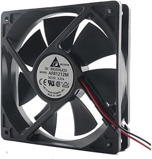 DC Fan AFB1212M 12V 0.33A 120mm x 120mm x 25mm (USED LIKE NEW) (1)