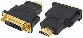 كابل محول Tobo من HDMI ذكر إلى DVI أنثى 24+5pin (محول DVI أنثى إلى HDMI ذكر مطلي بالذهب) - TD-502H