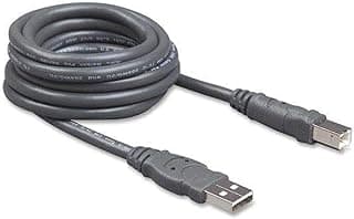 كابل طابعة USB 2.0 عالي السرعة بطول 1.8 متر - اسود