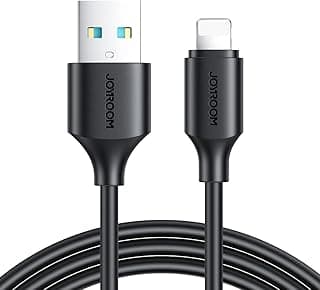 S-A9 لونج لاستينج سيريز كابل بيانات شحن سريع 3A (USB-A إلى Lightning) طول 1 متر - أسود