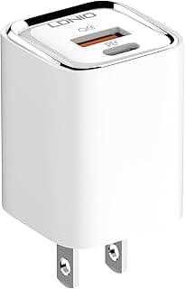 A2317C Fast Wall Charger EU Plug With USB, Type C Ports And Type C to Type C Cable 30W - White