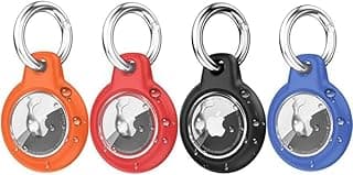 Waterproof AirTag Keychain Holder,Air Tag Locking Case with Carabiner.