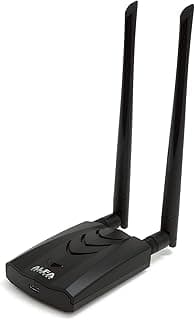 محول واي فاي 3.0 USB بمعيار 802.11axe WiFi 6E AXE3000 وثلاثي النطاق حتى 6 جيجاهرتز ويدعم سرعات تصل إلى 3 جيجابايت في الثانية، موديل AWUS036AXML من الفا