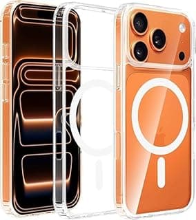 جراب FOX-EG فاخر لـ ايفون 17 Pro Max شفاف [متوافق مع Magsafe] [مغناطيس قوي] [غير قابل للاصفرار] جراب مغناطيسي نحيف، خفيف الوزن ومتين