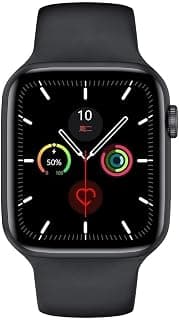 SW01 Smart Watch IP68 Waterproof Tracker Heart Rate Full Touch Screen Black - Bluetooth