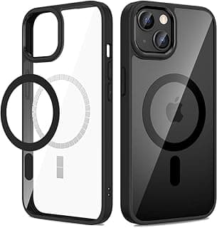 Case for iPhone Case with Built in Magnets, Compatible with MagSafe, Clear Slim Resist Scratches Bumper Drop Protection Transparent Case for (IPhone 15)