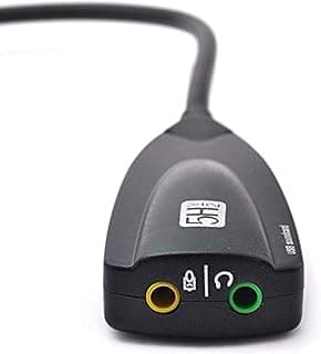 كرت صوت خارجي USB2.0 محول 7.1 افتراضي Steel Series 5Hv2 للابتوب والكمبيوتر