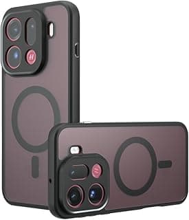 جراب هاتف GQ لهاتف Oppo Find X9 Pro 5G المغناطيسي | قلب مغناطيسي N52 مع 38 نقطة مغناطيسية | إطار من مادة TPU المقاومة للصدمات وغطاء خلفي من البولي كربونات | لون أسود مطفي شفاف