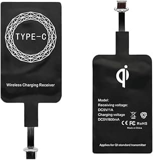 شاحن لاسلكي بتقنية USB Type-C، متوافق مع هواتف أندرويد ذات منفذ تايب سي