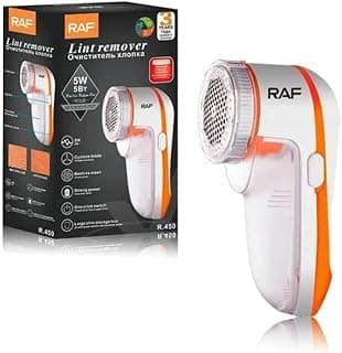 RAF Electric Lint Remover R450 - Rechargeable Device to Easily Remove Lint and Refresh Clothes