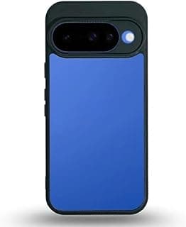 جراب شفاف مضاد للصدمات والسقوط مع غطاء كاميرا مدمج وحواف سيليكون سوداء متوافق مع Google Pixel 10