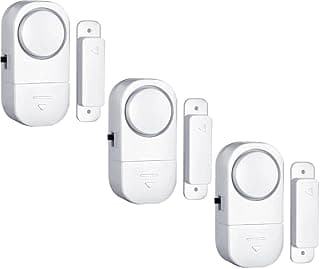 Wireless Door and Window Alarm with Magnetic Sensor – Powerful 120dB Anti-Theft Security Alarm, Easy to Install Adhesive Home Security System, Ideal for Home, Apartment, Offices (3)