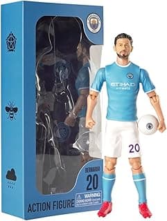 Sockers Banbo Toys Manchester City F.C. Bernardo Silva 8" Collectible Soccer Action Figure