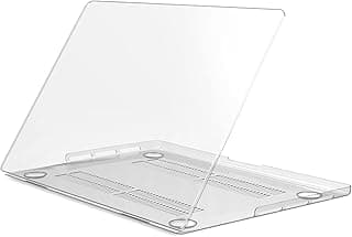 جراب eWINNER سهل التركيب لجهاز MacBook Air مقاس 13.6 بوصة إصدار 2022 A2681 بشريحة M2 وشاشة Liquid Retina وTouch ID، غطاء حماية بلاستيك صلب (شفاف)