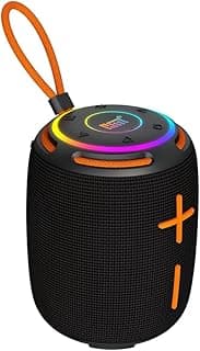 سماعة بلوتوث محمولة HM-837 مع راديو FM/TF/USB/TWS، صوت ستيريو سوبر باس لاسلكي