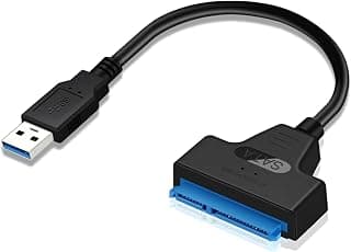 USB 3.0 to SATA Cable Adapter, Hard Drive Converter, 4TB Support