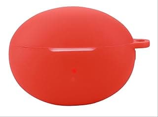 Carrying Bluetooth Headset Cover for Huawei FreeBuds 6i, Shockproof, Anti-Scratch, Protective Silicone Case Compatible with Huawei FreeBuds 6i (Red)