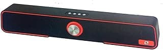 مكبر صوت بلوتوث محمول (Z230 بمخرج USB وقارئ بطاقات ذاكرة،, أسود)