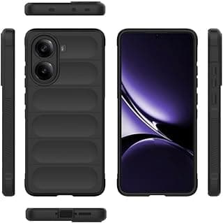 Shockproof Case for Xiaomi Redmi Turbo 4 5G / Xiaomi Poco X7 Pro 5G - Magic Shield Design with Soft Interior Padding, Heavy Duty Protection (Black)
