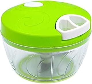 Manual Vegetable Chopper with Ergonomic Pull Handle and Clear Plastic Bowl, Kitchen Tool for Quick Chopping and Chopper, Safe and Practical for Daily Use
