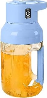 Rechargeable Blender - 1.5L Capacity Personal Smoothie Cup with 8 Sharp Blades, Compact and Portable for Travel, Camping, and Gym, Available in Various Colors for Fresh Drinks Anywhere