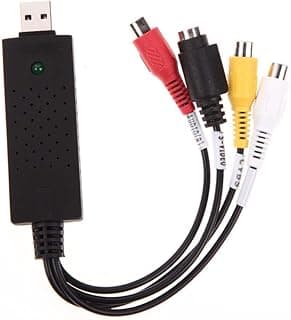 Video Capture Card TV Tuner VCR DVD AV Audio USB Converter HD Android EasyCap