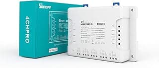 مفتاح ذكي واي فاي 4CHPROR3، مفتاح إضاءة 4 خط، يدعم التحكم عن بعد RF 433MHz، يعمل مع أمازون أليكسا/جوجل هوم/IFTTT، وظيفة مؤقت، لا يحتاج لهب