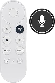 Replacement Voice Remote for Google Chromecast 4k Snow/HD TV, Remote Control for G9N9N, GA01409-US, GA01920-US, GA01919-US, GA01923-US, GA02463