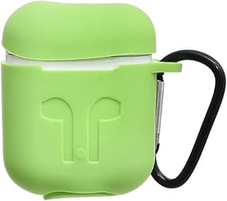 Silicone Airpod Protective Case Containing Safe Edges With Simple Design And Easy Install For Airpods 1/2 - Green