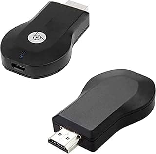 دونجل عرض لاسلكي واي فاي M4 Miracast بدقة 1080P HDMI TV Stick لعرض الشاشة، متوافق مع أندرويد، ماك iOS، ويندوز