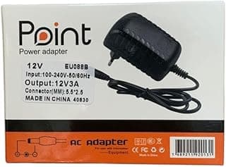 شاحن بتقنية USB، متوافق مع محولات AC-DC، بقوة 12 فولت و3 أمبير مع سن دبوس