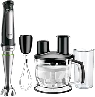 Multiquick Hand Mixer 1000 Watt with ActiveBlade Technology, Black / Stainless Steel, International Warranty
