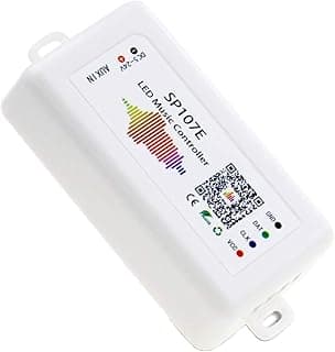 SP107E Single Addressable RGB LED Light Controller via Bluetooth Smartphone App