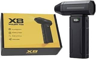 منفاخ هواء محمول X8، منفاخ عالي السرعة لاسلكي، قابل للشحن USB، تنظيف متعدد الأغراض للكمبيوتر والسيارة والكاميرا