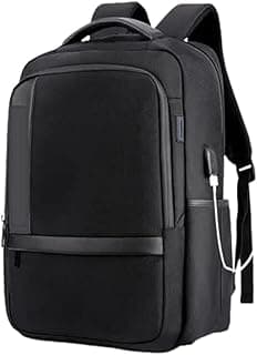 Arctic B00120C Huntier 15.6 Inch Laptop Backpack for School, College, Club with USB Charging Port, Black