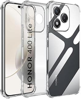Case Compatible with Honor 400 Lite 5G, Cover Silicone Transparent TPU Gorilla Anti-shock Protector Camera Shockproof Corners - Clear