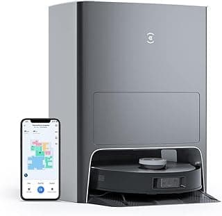 مكنسة روبوت ECO-VACSs X1 OMNI، قوة شفط 5000PA، قاعدة تفريغ ذاتي، تنقل ذكي، مسح وتنظيف عميق، تحكم عبر التطبيق